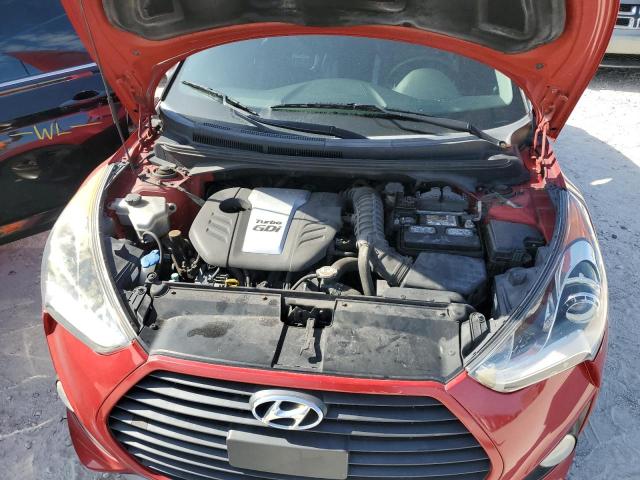 KMHTC6AE7DU132149 - 2013 HYUNDAI VELOSTER TURBO RED photo 11