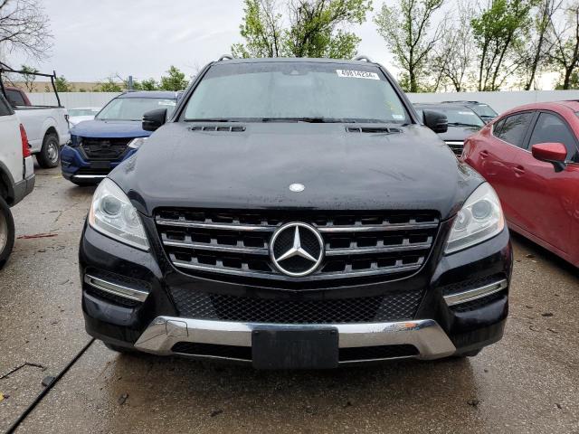 4JGDA5HB5CA027111 - 2012 MERCEDES-BENZ ML 350 4MATIC BLACK photo 5