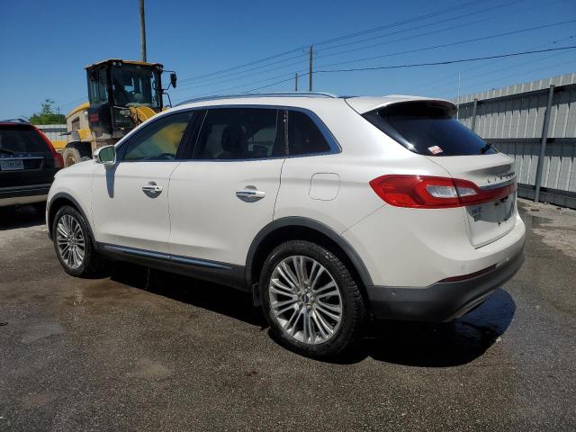 2LMTJ6LR5GBL59232 - 2016 LINCOLN MKX RESERVE WHITE photo 2