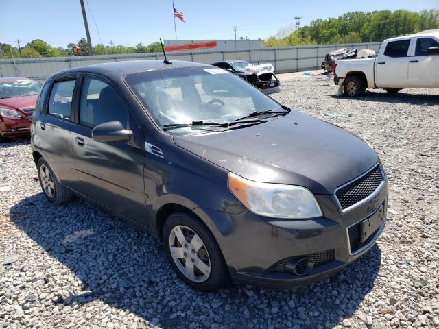 KL1TD66E89B305620 - 2009 CHEVROLET AVEO LS GRAY photo 4