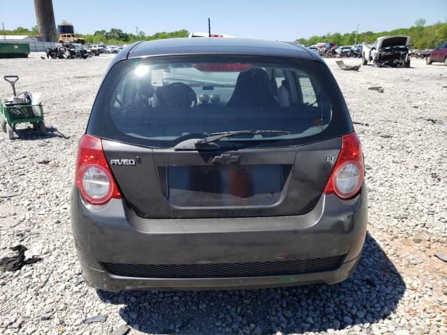 KL1TD66E89B305620 - 2009 CHEVROLET AVEO LS GRAY photo 6