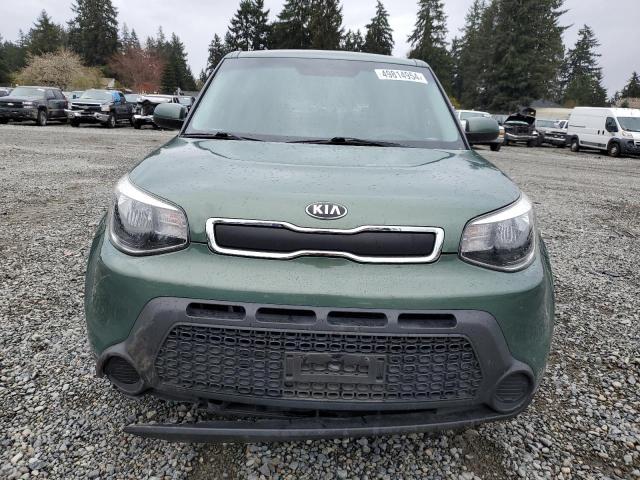 KNDJN2A29E7048127 - 2014 KIA SOUL GREEN photo 5