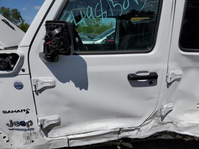1C4JJXP66NW271962 - 2022 JEEP WRANGLER U SAHARA 4XE WHITE photo 7