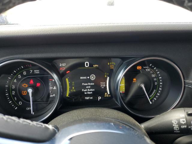 1C4JJXP66NW271962 - 2022 JEEP WRANGLER U SAHARA 4XE WHITE photo 9