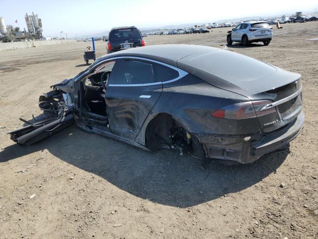 5YJSA1E13FF118132 - 2015 TESLA MODEL S BLACK photo 2