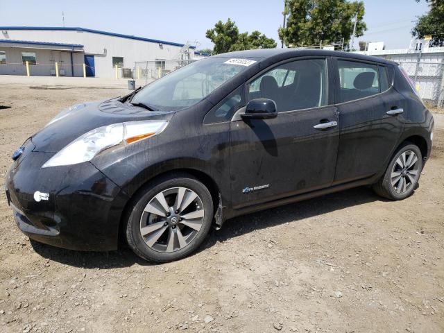 1N4BZ0CP2HC309170 - 2017 NISSAN LEAF S BLACK photo 1