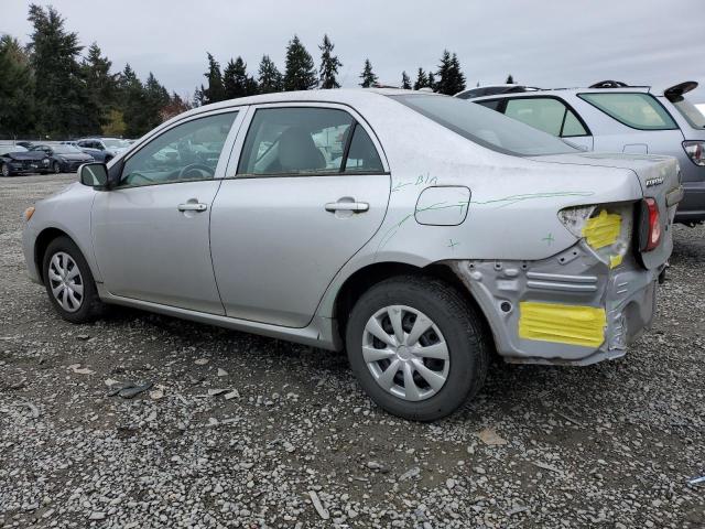 2T1BU4EEXAC314660 - 2010 TOYOTA COROLLA BASE SILVER photo 2