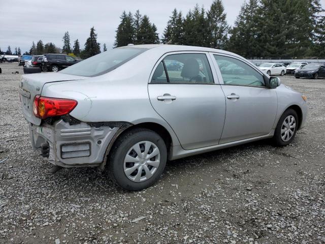 2T1BU4EEXAC314660 - 2010 TOYOTA COROLLA BASE SILVER photo 3