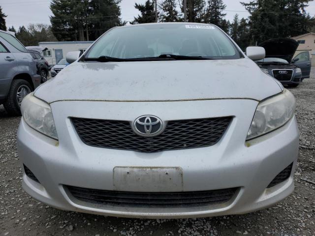 2T1BU4EEXAC314660 - 2010 TOYOTA COROLLA BASE SILVER photo 5