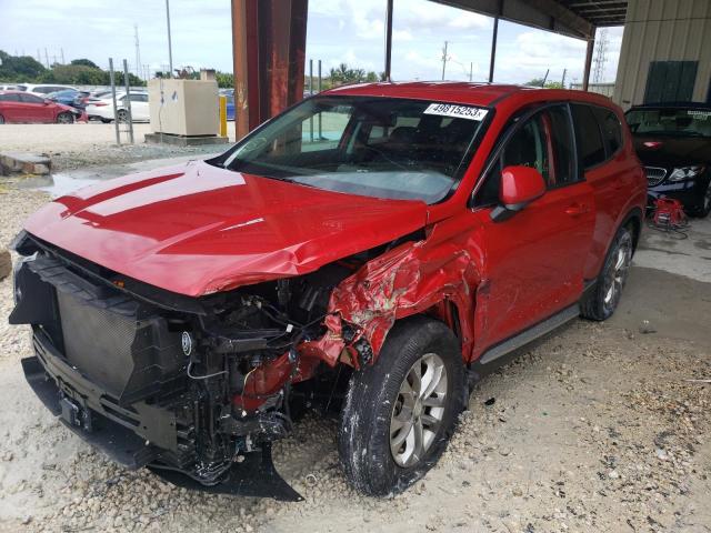 5NMS23AD0LH280478 - 2020 HYUNDAI SANTA FE SE RED photo 1