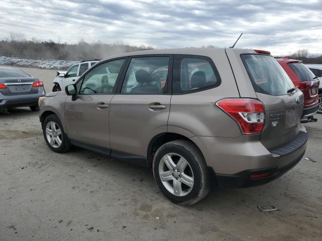 JF2SJAAC1EH537281 - 2014 SUBARU FORESTER 2.5I TAN photo 2