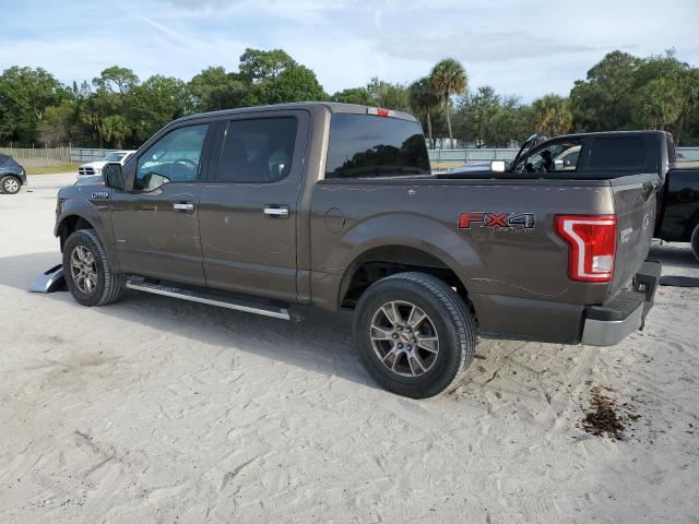 1FTEW1EP1GFA60649 - 2016 FORD F150 SUPERCREW BROWN photo 2