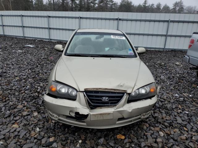 KMHDN46D05U151629 - 2005 HYUNDAI ELANTRA GLS BEIGE photo 5