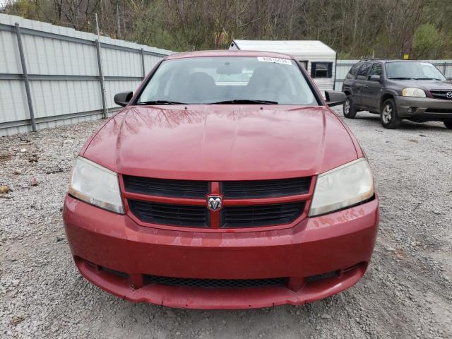 1B3CC4FB8AN225700 - 2010 DODGE AVENGER SXT RED photo 5