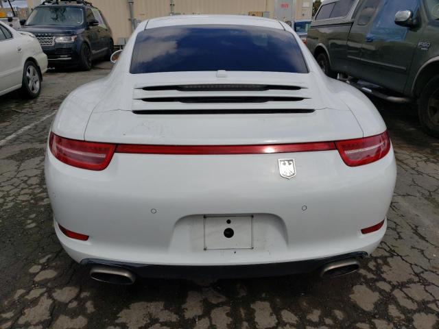 WP0AA2A9XDS108078 - 2013 PORSCHE 911 CARRERA WHITE photo 6