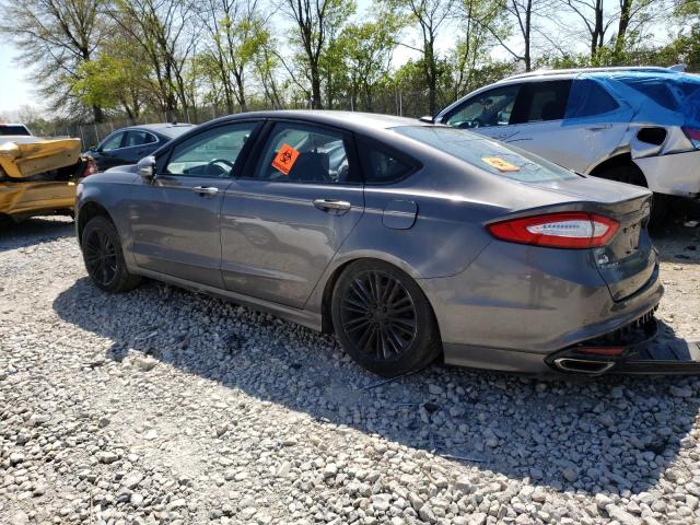 3FA6P0T98ER321135 - 2014 FORD FUSION SE GRAY photo 2