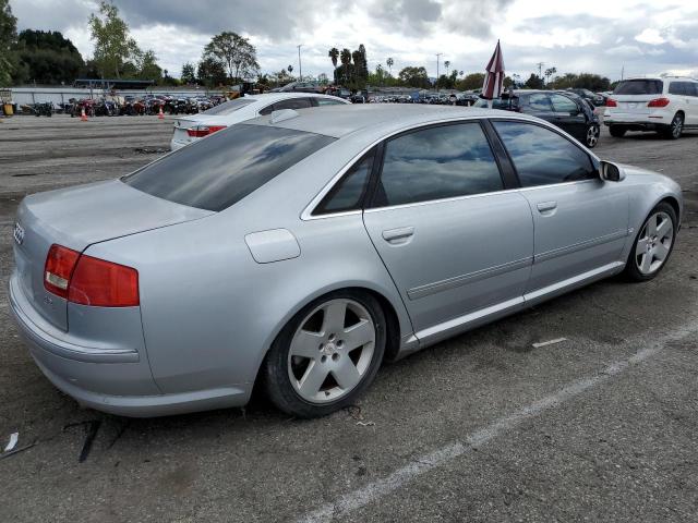 WAUML44E04N000964 - 2004 AUDI A8 L QUATTRO SILVER photo 3