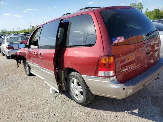 2FMZA53473BA96403 - 2003 FORD WINDSTAR SEL MAROON photo 2