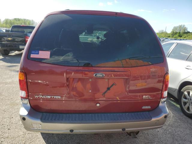 2FMZA53473BA96403 - 2003 FORD WINDSTAR SEL MAROON photo 6