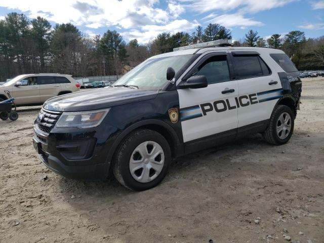 1FM5K8AR3JGB92207 - 2018 FORD EXPLORER POLICE INTERCEPTOR İki rəngli foto 1