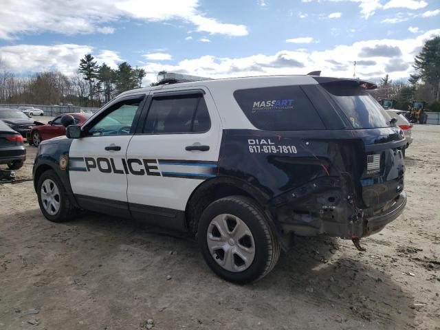 1FM5K8AR3JGB92207 - 2018 FORD EXPLORER POLICE INTERCEPTOR İki rəngli foto 2