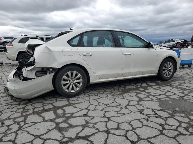 1VWAH7A38EC019512 - 2014 VOLKSWAGEN PASSAT S WHITE photo 3