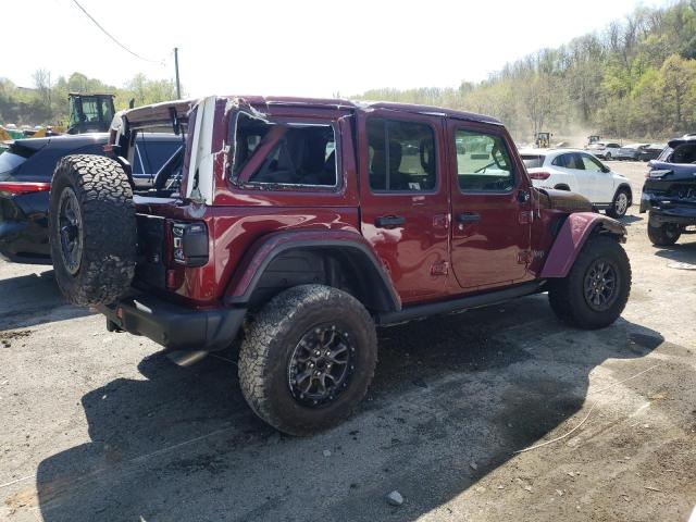 1C4JJXSJ4MW735728 - 2021 JEEP WRANGLER RUBICON 392 BURGUNDY photo 3