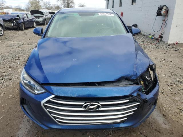 5NPD84LF4JH223437 - 2018 HYUNDAI ELANTRA SEL BLUE photo 5