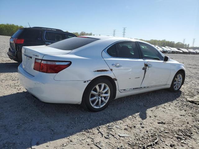 JTHBL46F875037795 - 2007 LEXUS LS 460 WHITE photo 3