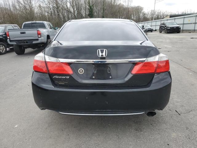 1HGCR2F3XDA056724 - 2013 HONDA ACCORD LX BLACK photo 6