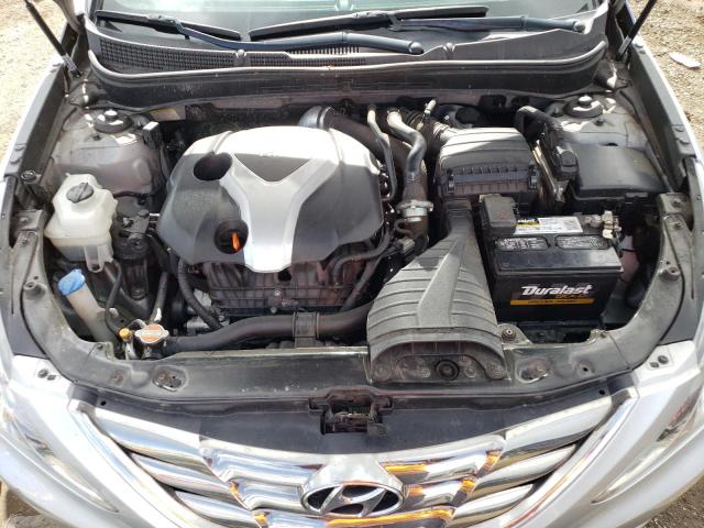 5NPEC4AB6CH384796 - 2012 HYUNDAI SONATA SE SILVER photo 11