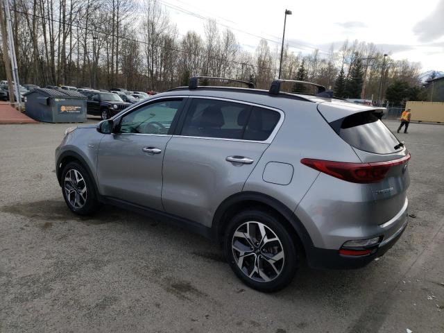 KNDPNCAC3M7875967 - 2021 KIA SPORTAGE EX GRAY photo 2