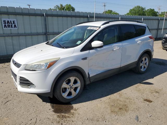 1FMCU0GX0EUD57940 - 2014 FORD ESCAPE SE WHITE photo 1