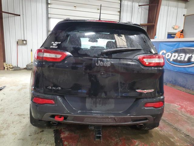 1C4PJMBS9HD218394 - 2017 JEEP CHEROKEE TRAILHAWK BLACK photo 6