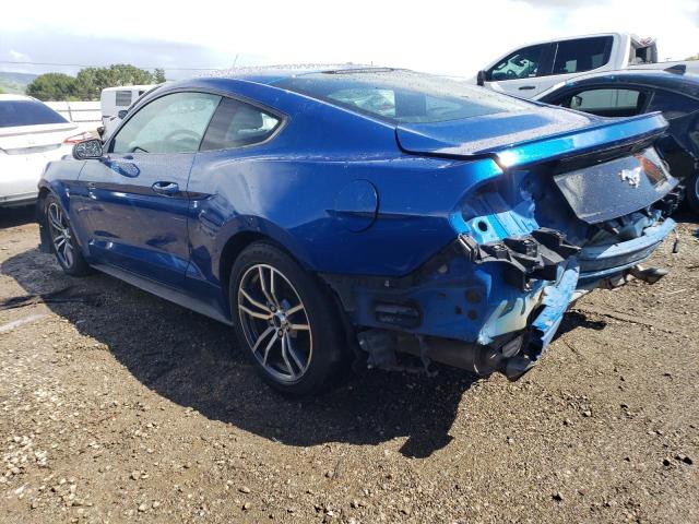 1FA6P8TH6H5336410 - 2017 FORD MUSTANG BLUE photo 2