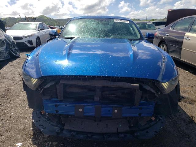 1FA6P8TH6H5336410 - 2017 FORD MUSTANG BLUE photo 5