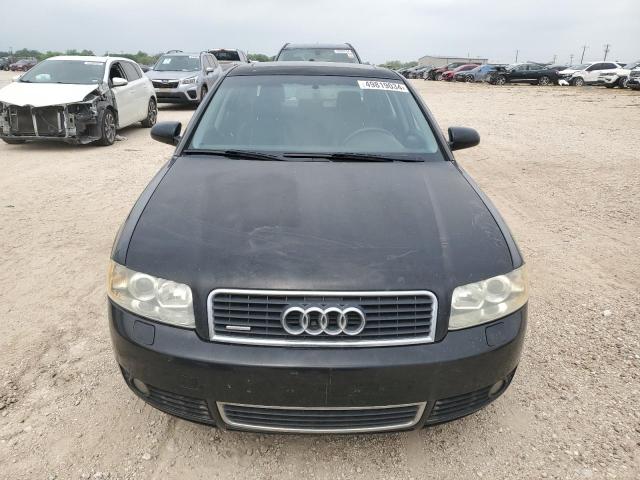 WAULC68E54A215913 - 2004 AUDI A4 1.8T QUATTRO BLACK photo 5