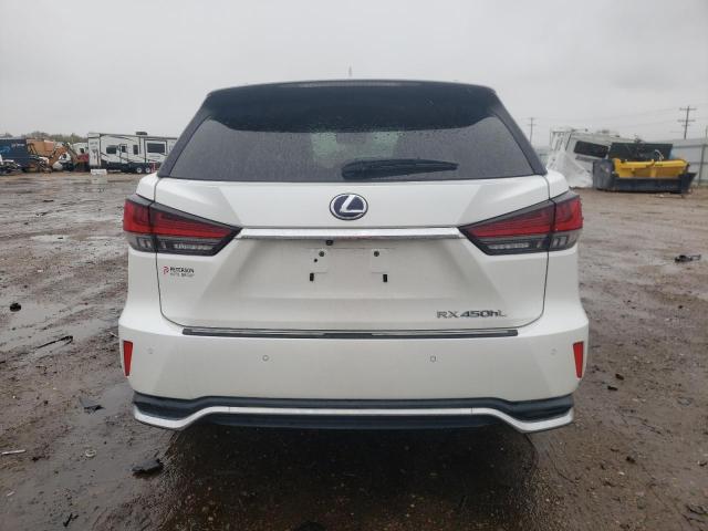 JTJJGKFA8M2019298 - 2021 LEXUS RX 450H L LUXURY WHITE photo 6