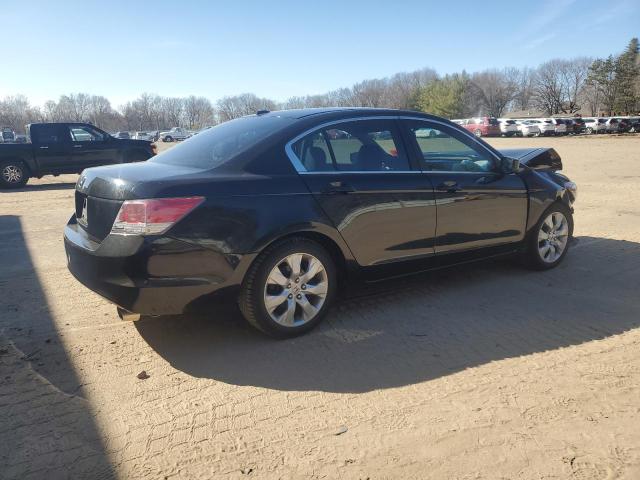 1HGCP26879A101210 - 2009 HONDA ACCORD EXL BLACK photo 3