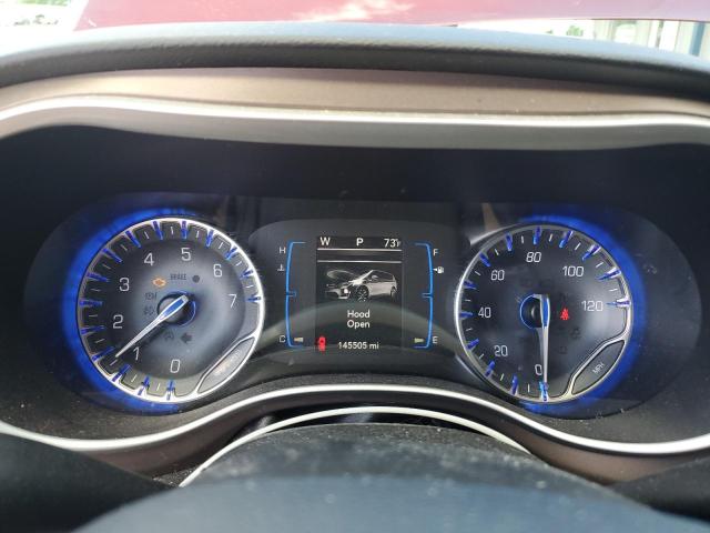 2C4RC1BG1HR510244 - 2017 CHRYSLER PACIFICA TOURING L 勃艮第红 照片 9