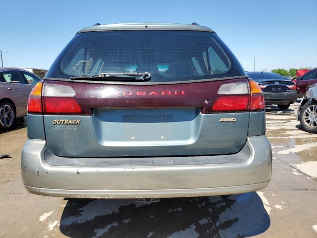 4S3BH675017679654 - 2001 SUBARU LEGACY OUTBACK AWP 绿色 照片 6