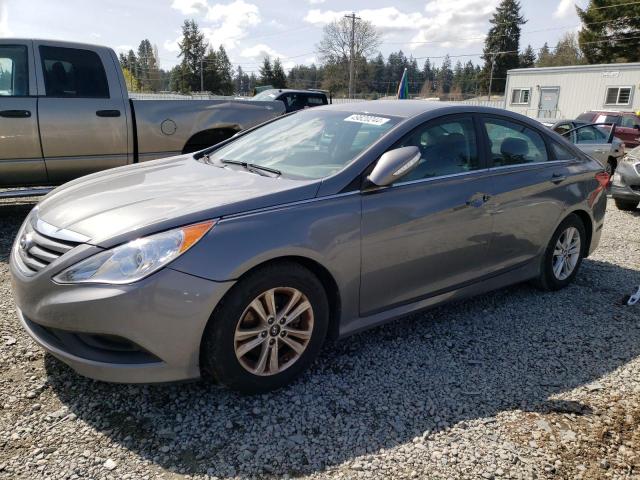 5NPEB4AC1EH922917 - 2014 HYUNDAI SONATA GLS GRAY photo 1