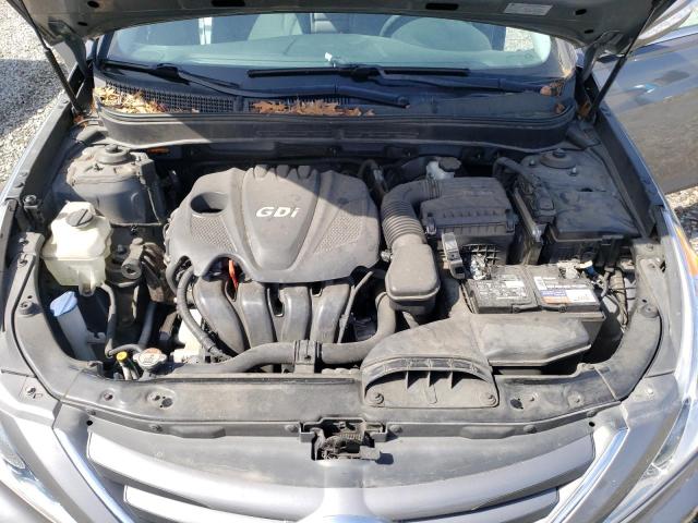 5NPEB4AC1EH922917 - 2014 HYUNDAI SONATA GLS GRAY photo 11