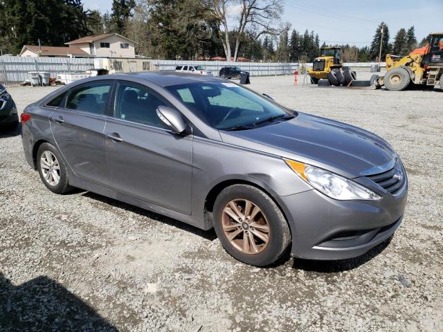 5NPEB4AC1EH922917 - 2014 HYUNDAI SONATA GLS GRAY photo 4