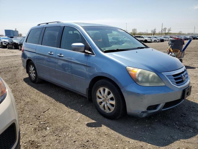 5FNRL38798B094393 - 2008 HONDA ODYSSEY EXL BLUE photo 4