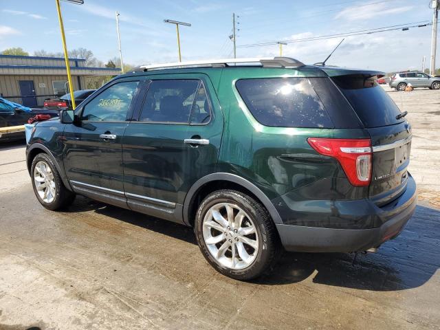 1FM5K8F81DGC86574 - 2013 FORD EXPLORER LIMITED GREEN photo 2