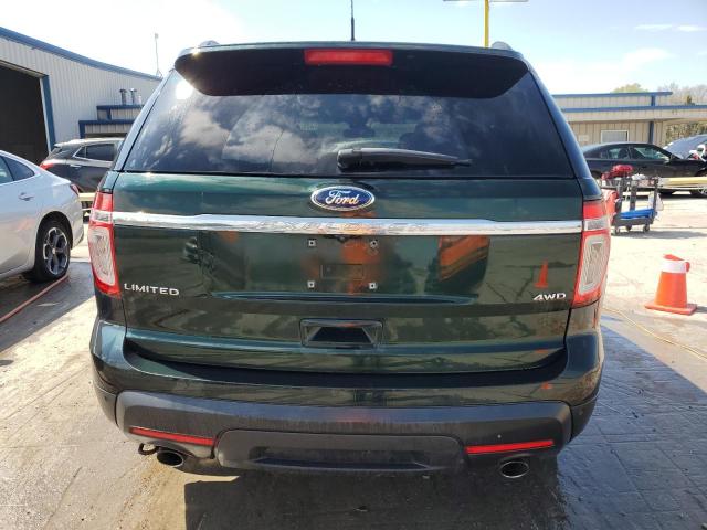 1FM5K8F81DGC86574 - 2013 FORD EXPLORER LIMITED GREEN photo 6