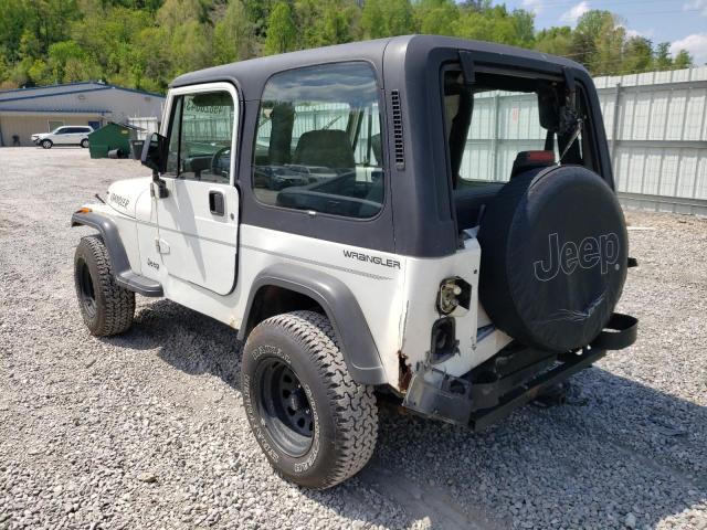 1J4FY19P0SP308413 - 1995 JEEP WRANGLER / S WHITE photo 2