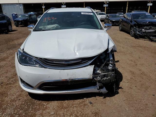 2C4RC1N72JR159247 - 2018 CHRYSLER PACIFICA HYBRID LIMITED WHITE photo 5