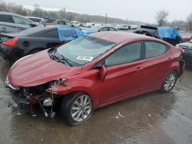 5NPDH4AE9GH706117 - 2016 HYUNDAI ELANTRA SE BURGUNDY photo 1